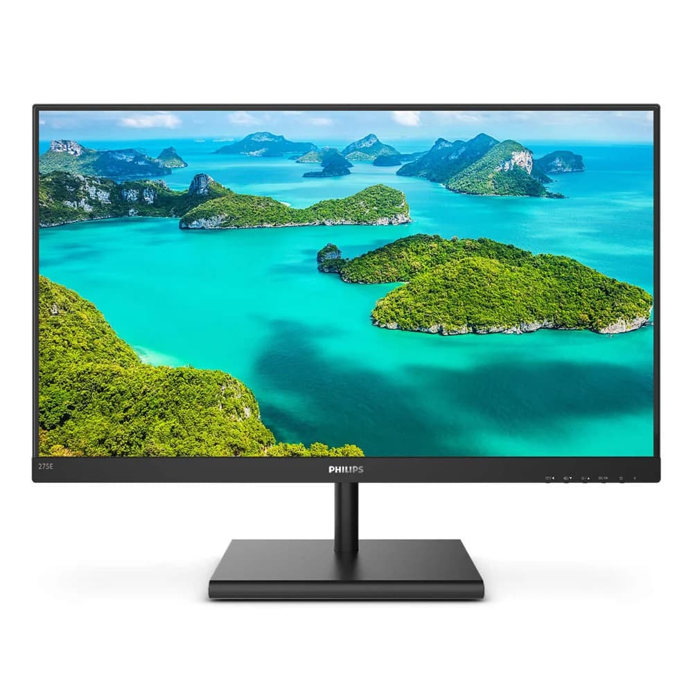 27" Philips 275E1S 2560x1440 75 Гц IPS W-LED 16:9 4ms(GtG) VGA HDMI DP 20M:1 1000:1 178/178 250cd Tilt Black