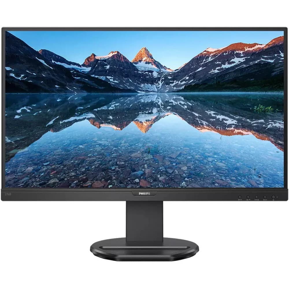 27" Philips 276B9 2560x1440 75Гц IPS LED 16:9 4ms HDMI DP USB-С 3*USB3.2 50M:1 1000:1 178/178 350cd HAS Pivot Tilt Swivel Speakers Black