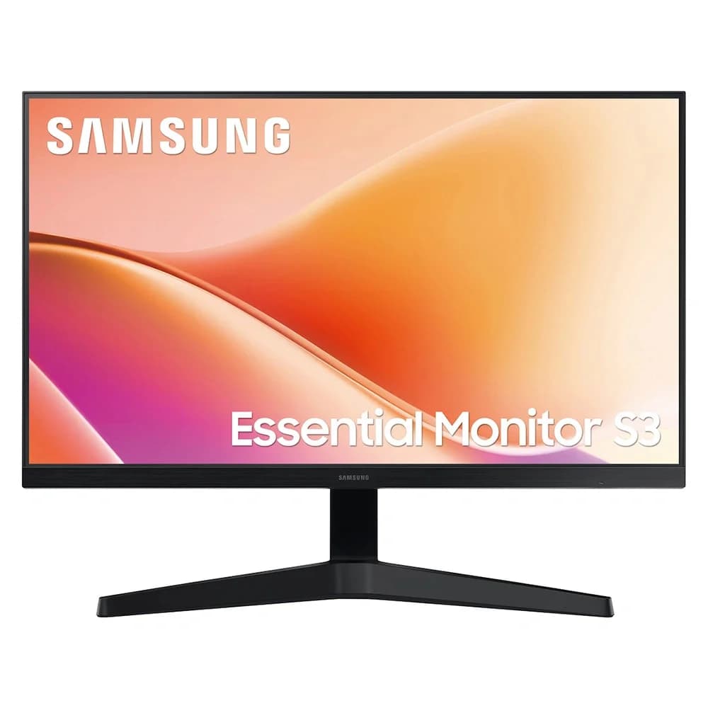 Монитор 24" SAMSUNG Essential S3 LS24F330EAIXCI VA 1920x1080 100Hz 5мс 250кд/м2 3000:1 16:9, 1xD-Sub, 1xHDMI, Черный