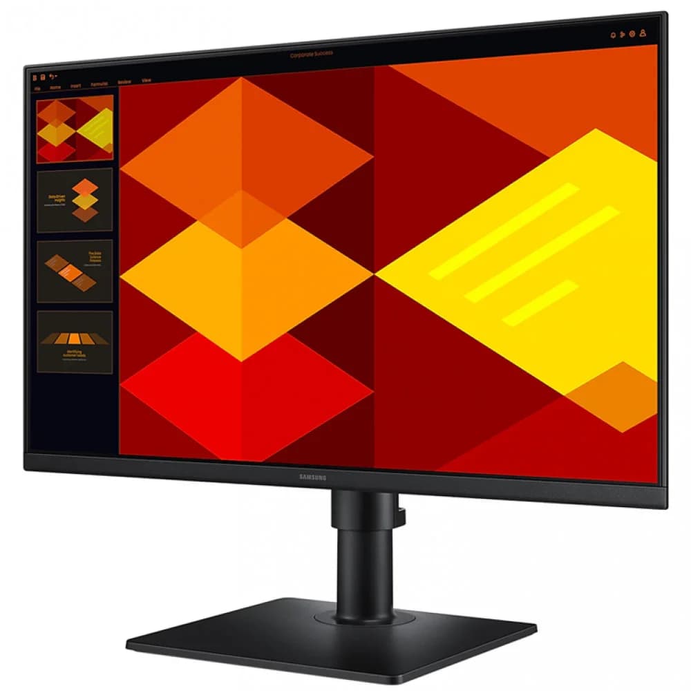 Монитор, Samsung, LS24D400GAIXCI, 24", Essential монитор S4 FHD, 1920 х1080, IPS, 100Гц, 2*HDMI(v1.4), DP(v1.2),1000:1, 250 кд/м, 5мс, Регулировка высоты/ наклона/ вращения/ поворота, 100x100, 16:9,