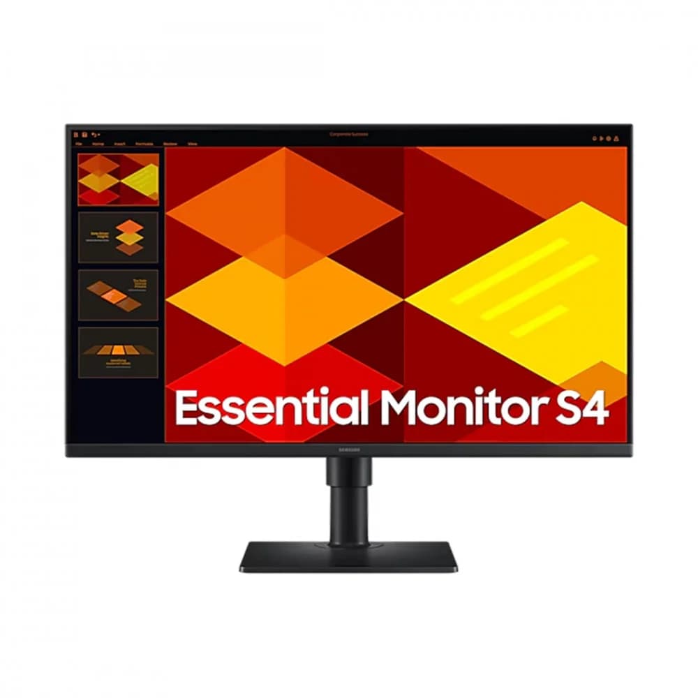 Монитор Samsung 27" Essential S4 S27D400GAUXEN черный IPS LED 5ms 16:9 HDMI матовая HAS Piv 250cd 178гр/178гр 1920x1080 100Hz DP FHD USB 4кг