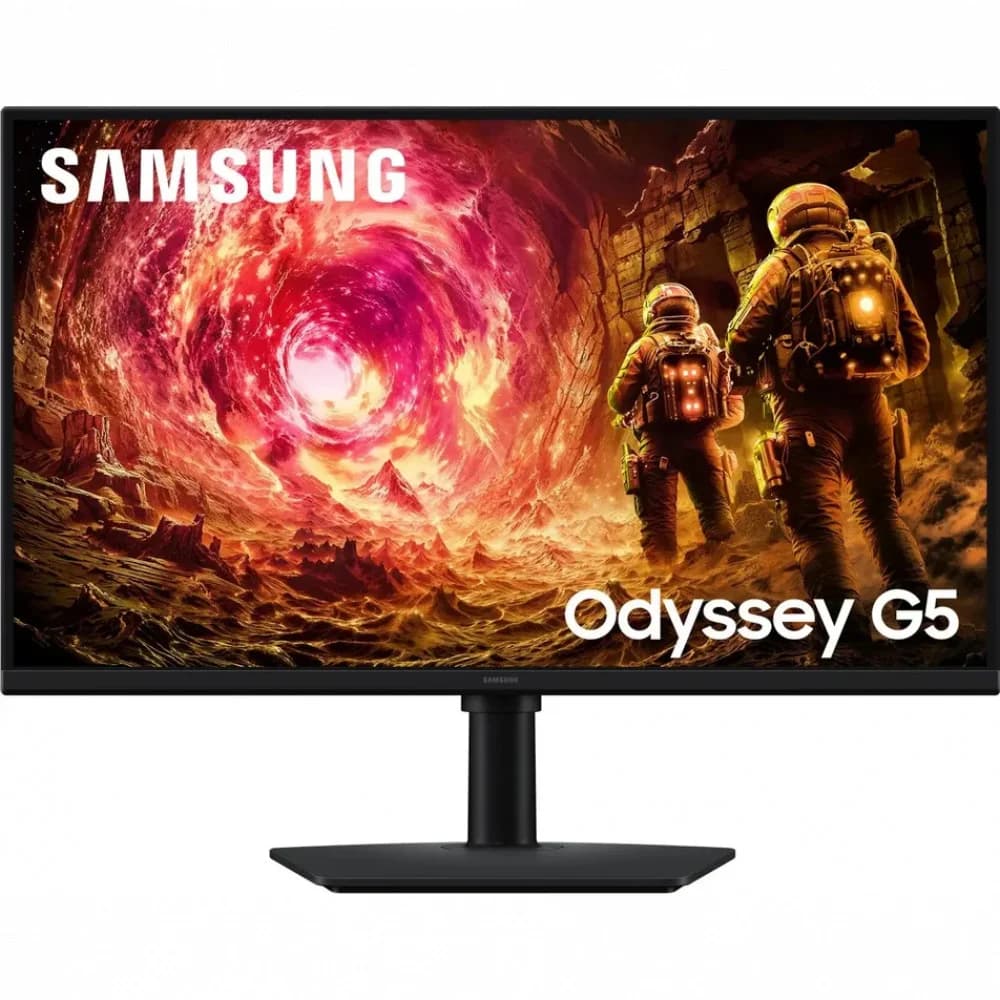 Монитор Samsung 27" LS27FG502EIXCI черный IPS LED 1ms 16:9 HDMI матовая HAS Piv 1000:1 300cd 178гр/178гр 2560x1440 180Hz DP 2K 7.5кг