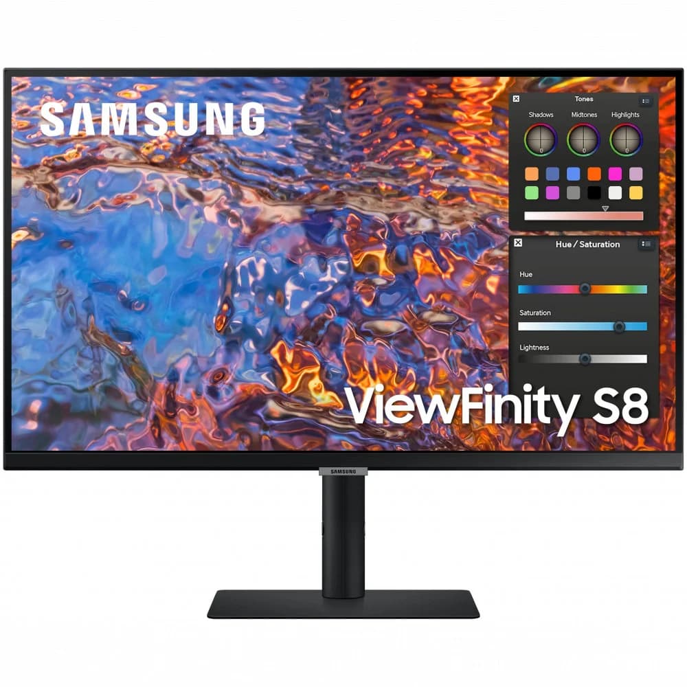 ЖК монитор Samsung S27B800PXI/ Samsung S27B800PXI 27" Wide LCD 4K IPS monitor, 3840x2160, 5(GtG)ms, 400 cd/m2, MEGA DCR(static 1000:1), 178°/178°, Display Port, HDMI, USB3.0 x3 USB-C (90 Вт), HAS, V