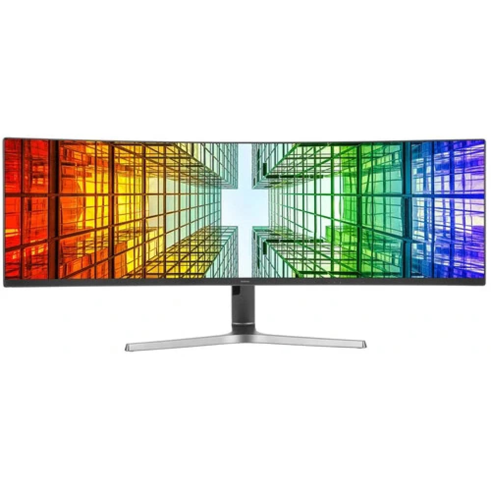 Samsung 49" ViewFinity S9 S49C950UAI Curved (VA 32:9 5120x1440x120Hz 5ms 350cd 3000:1 178/178 1,07 млрд DP HDMIx2 USB-C (90 Вт) USB3.0x3 Spk 2x5W HAS Tilt Swiv VESA Black
