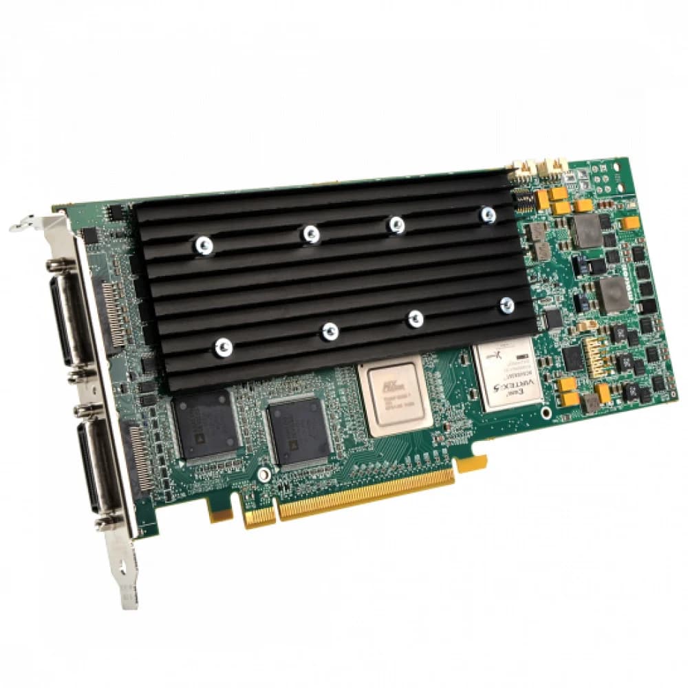 Видеокарта Matrox (MURA-MPX44HF) 4 outputs, 4 inputs PCIe x16 (Gen2) 2GB1 64 Gbit/sec, out SL-DVI 2048x1152, output: RGB (VGA) 2048x1536 , input: SL-DVI 1920x1200, RGB (VGA) 2048x1536, Component (YP