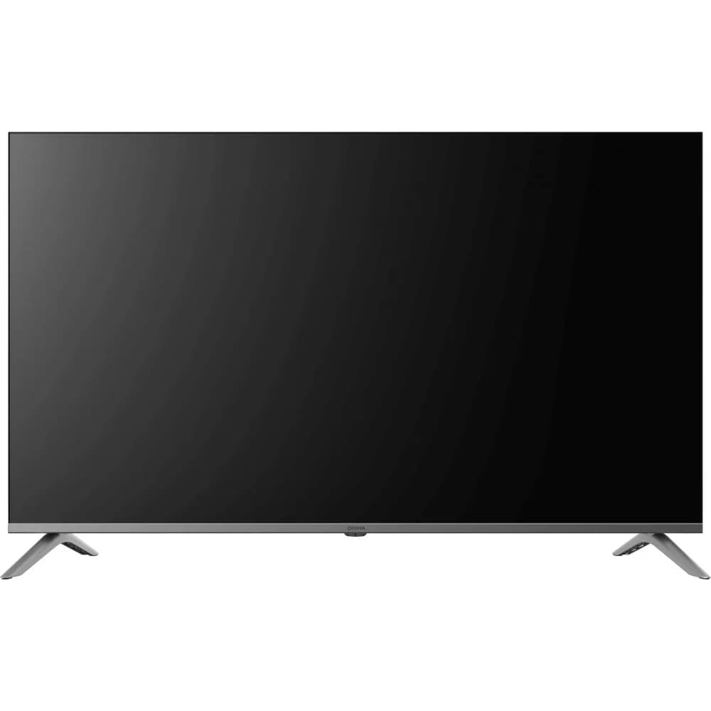 Телевизор LED Digma 50" DM-LED50UBB41 Android TV Frameless Metal темно-серебристый/серебристый 4K Ultra HD 60Hz DVB-T DVB-T2 DVB-C DVB-S DVB-S2 USB WiFi Smart TV