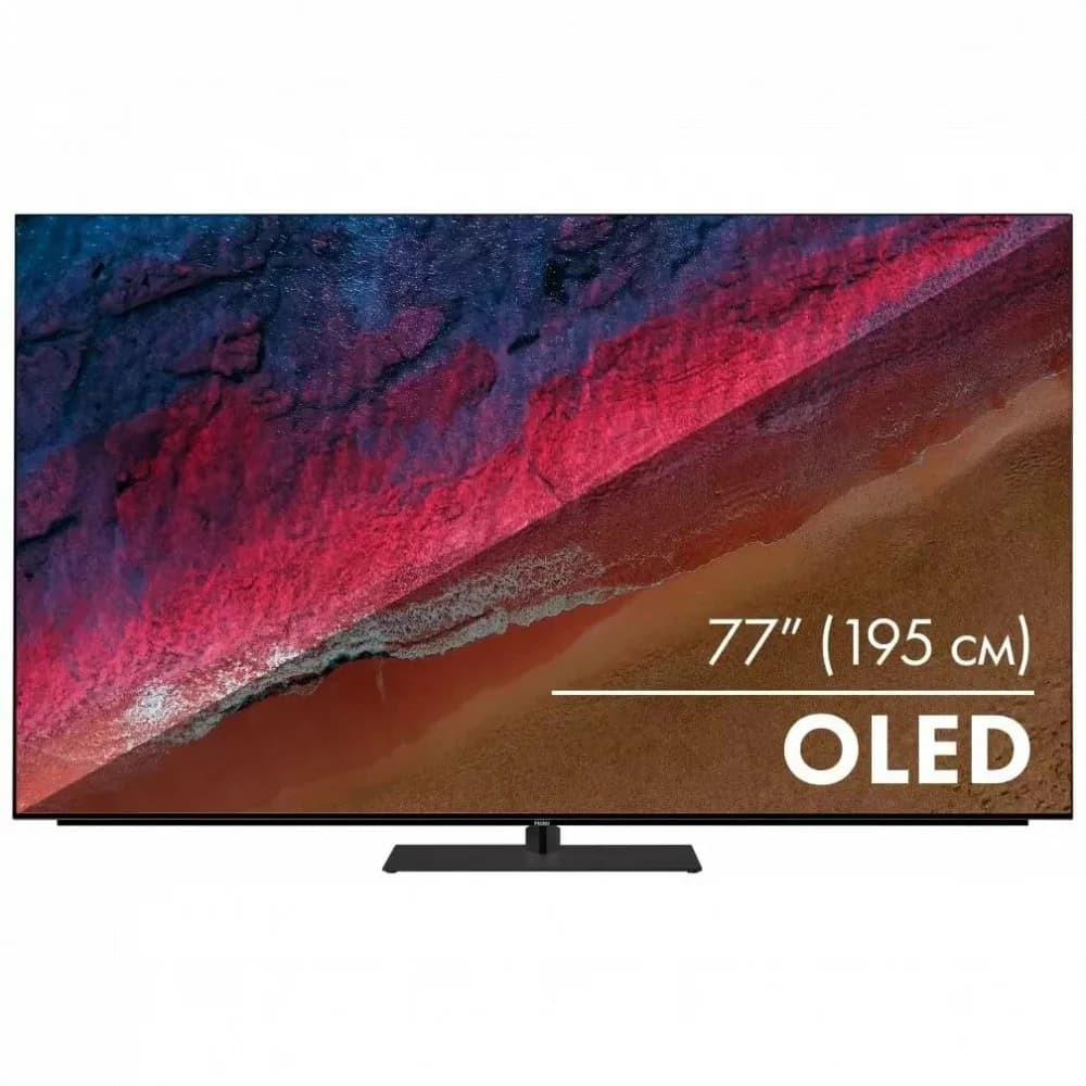 Телевизор OLED Haier 77" S9 Pro Frameless черный 4K Ultra HD 120Hz DVB-T DVB-T2 DVB-C DVB-S2 USB WiFi Smart TV