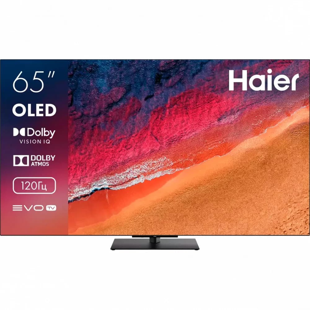 Телевизор OLED Haier 65" S9 Pro Frameless черный 4K Ultra HD 120Hz DVB-T DVB-T2 DVB-C DVB-S2 USB WiFi Smart TV