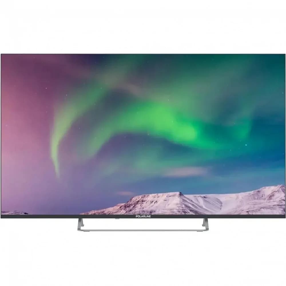 Телевизор LED PolarLine 55" 55PQ71STC-SM черный 4K Ultra HD 60Hz DVB-T DVB-T2 DVB-C WiFi Smart TV (RUS)