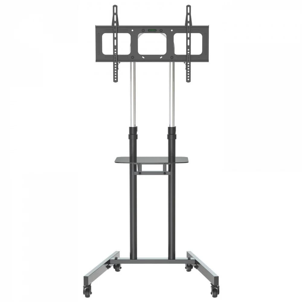 Стойка для телевизора Cactus CS-ST04H черный 37"-70" макс.45кг напольный мобильный