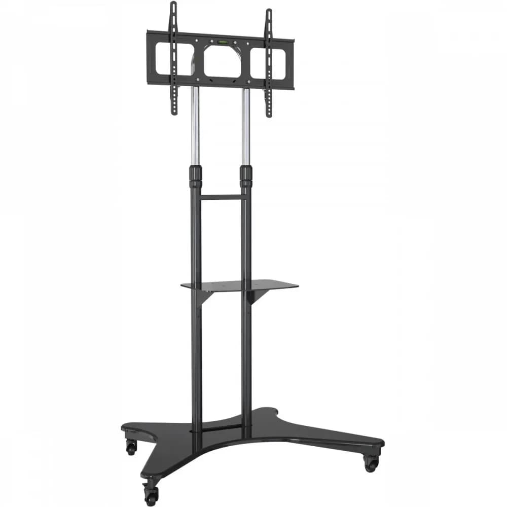 Стойка для телевизора Cactus CS-ST31 черный 37"-75" макс.81.6кг напольный мобильный