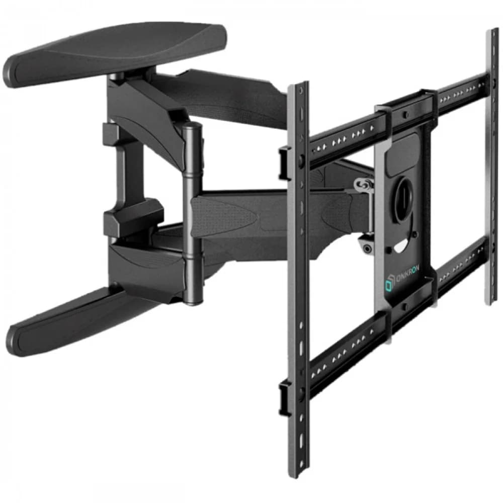 Кронштейн ONKRON/ 40-75" макс 400*600 наклон -5°/+8°, поворот ±140° Макс нагрузка 45,5кг, от стены 54-500мм, черный