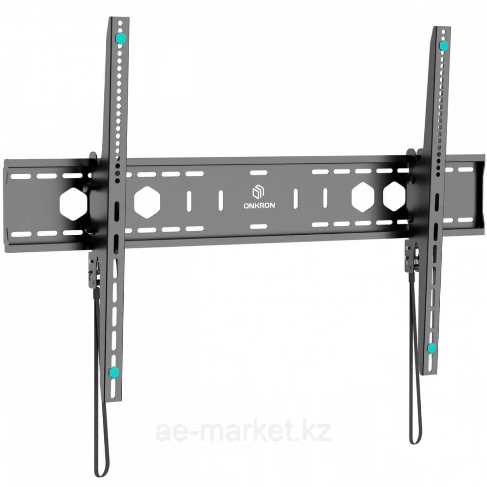 Кронштейн ONKRON/ 60-110" макс. 900*600, наклон -10?+5", поворот 0?, от стены до 85мм, вес до 120кг, черный