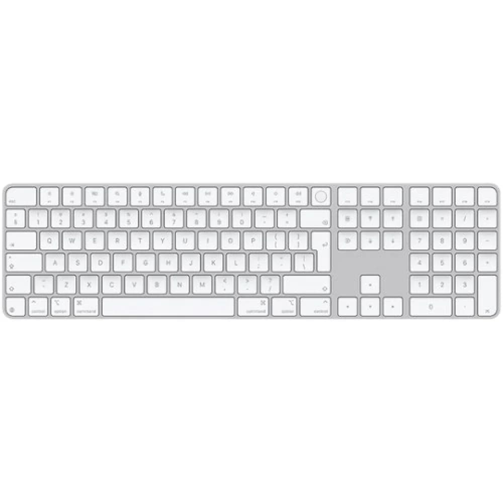 Клавиатура APPLE Magic Keyboard with Touch ID and Numeric Keypad for Mac models with Apple silicon - Russian - White Keys (MXK73RS/A)