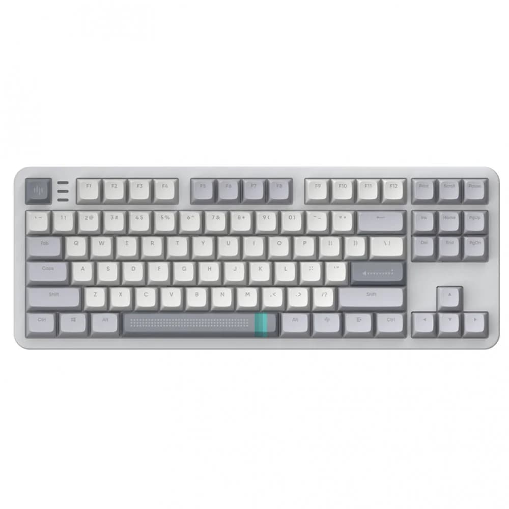 Клавиатура, Dark Project, DPKB_DAYLIGHT_87_ANSI_UA, ALU87A Daylight, Игровая, Механическая, TKL, g3ms Zircon switches, USB, Подсветка RGB, Размер: 362 x 136 x 42 мм., Анг/Рус, Серый
