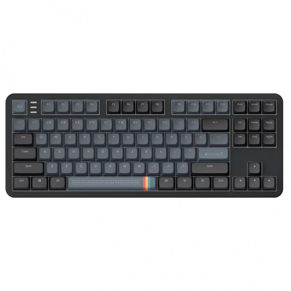 Клавиатура, Dark Project, DPKB_MIDNIGHT_87_ANSI_UA, ALU87A Midnight, Игровая, Механическая, TKL, g3ms Zircon switches, USB, Подсветка RGB, Размер: 362 x 136 x 42 мм., Анг/Рус, Чёрный