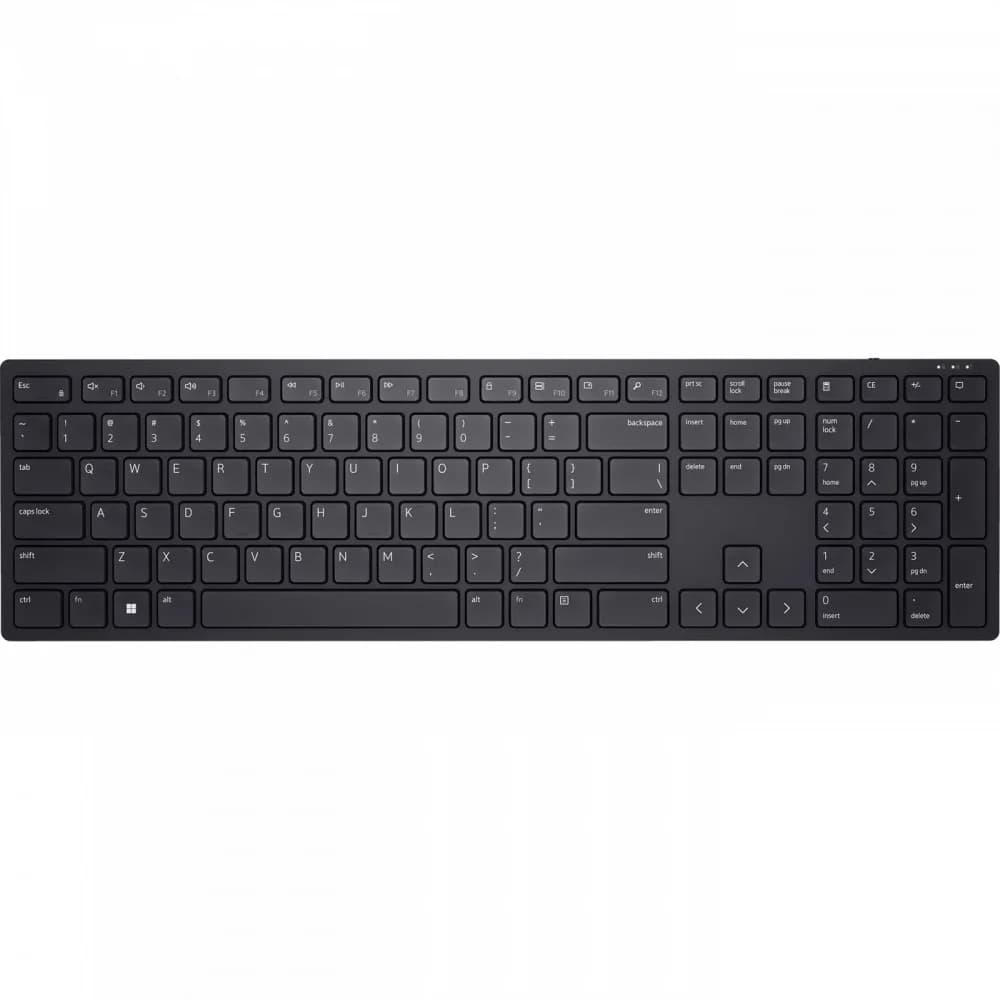 Клавиатура Dell KB500, Wireless, Multimedia, Black, 2xAAA, 2.4GHz