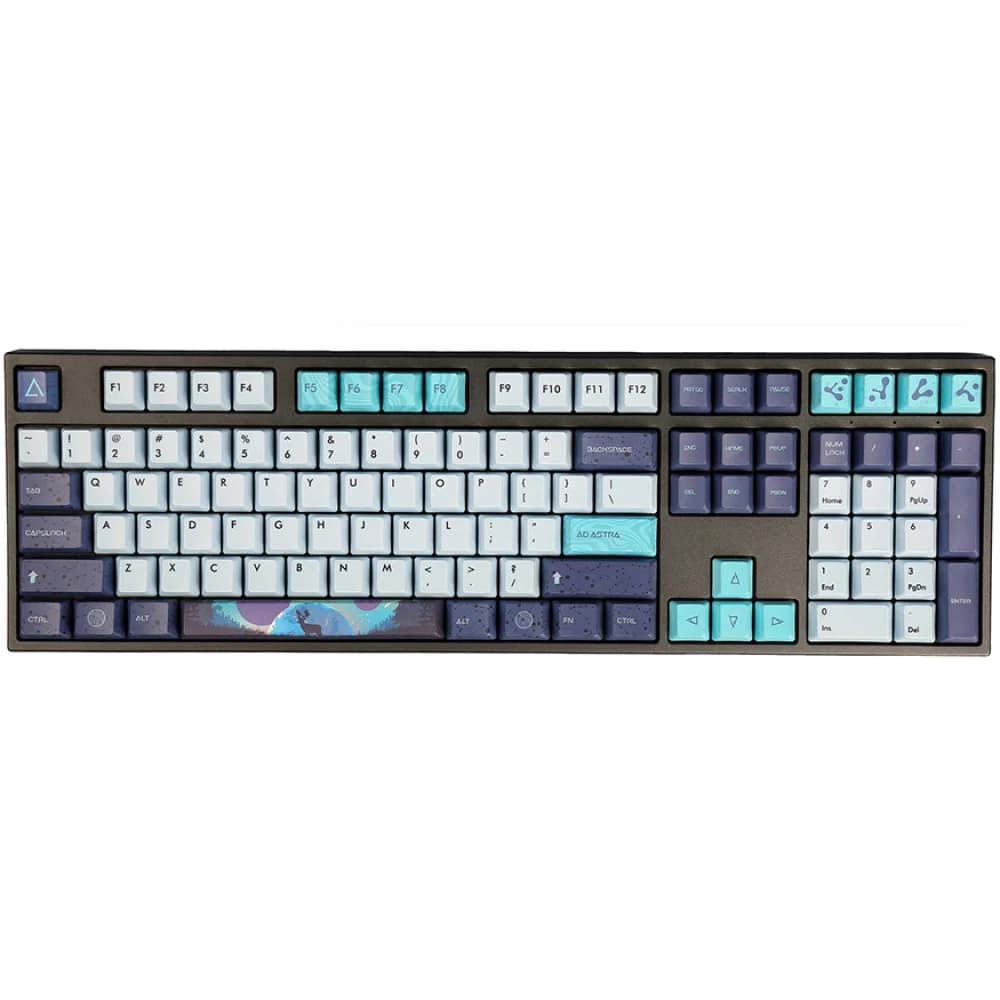 Клавиатура, Varmilo, Aurora VEA108, A26A060D3A3A06A048, Cherry MX Brown, Механическая, Подсветка, 358*134*35мм, Англ/Рус, Черный