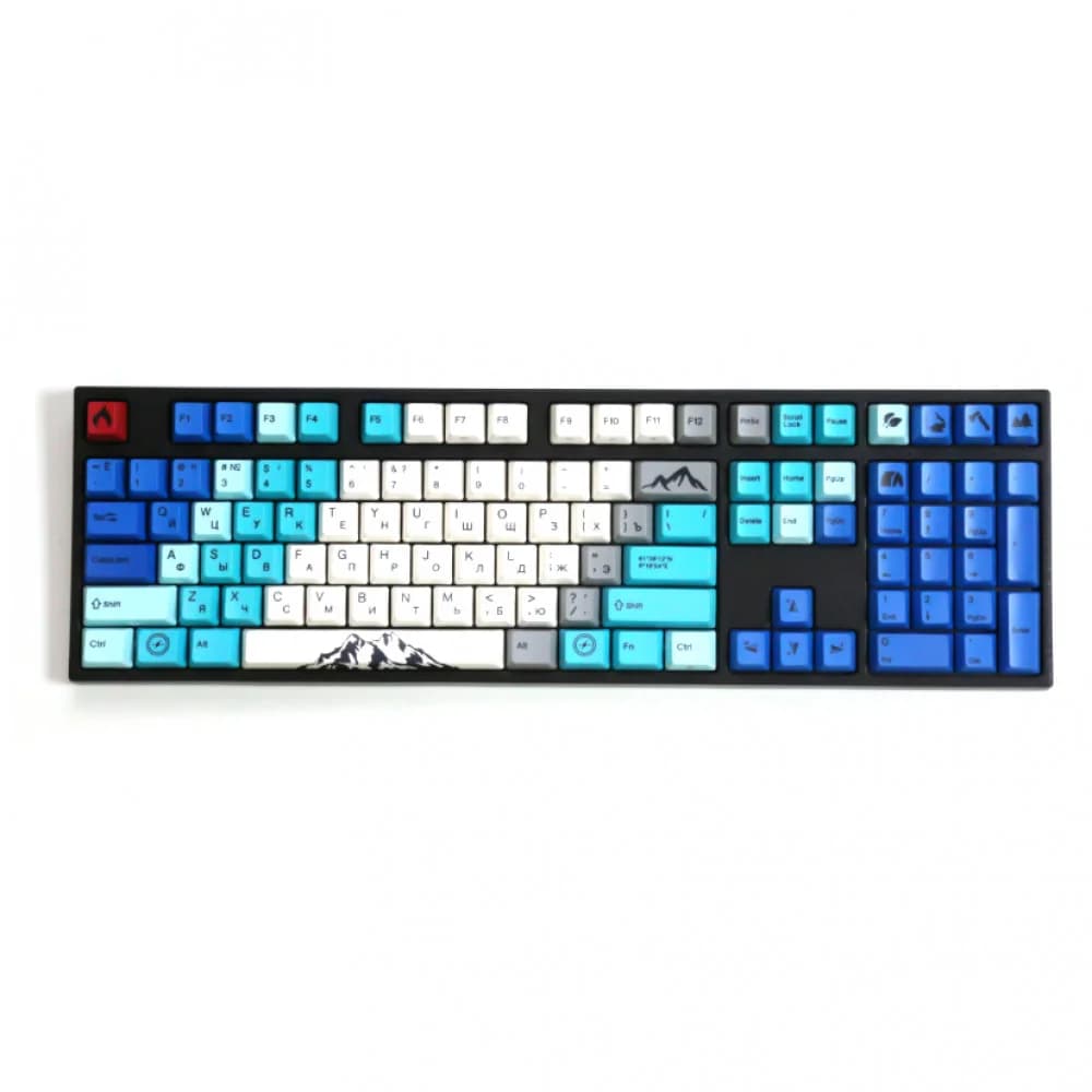 Клавиатура, Varmilo, Summit R1 VPG108, A61A050D4A5A06A007, Cherry Mx Red, 108 клавиш, Механическая, Подсветка - RGB, Hot-Swap - Да, Проводная, Type-C, 505*215*65мм, Англ/Рус, Черный