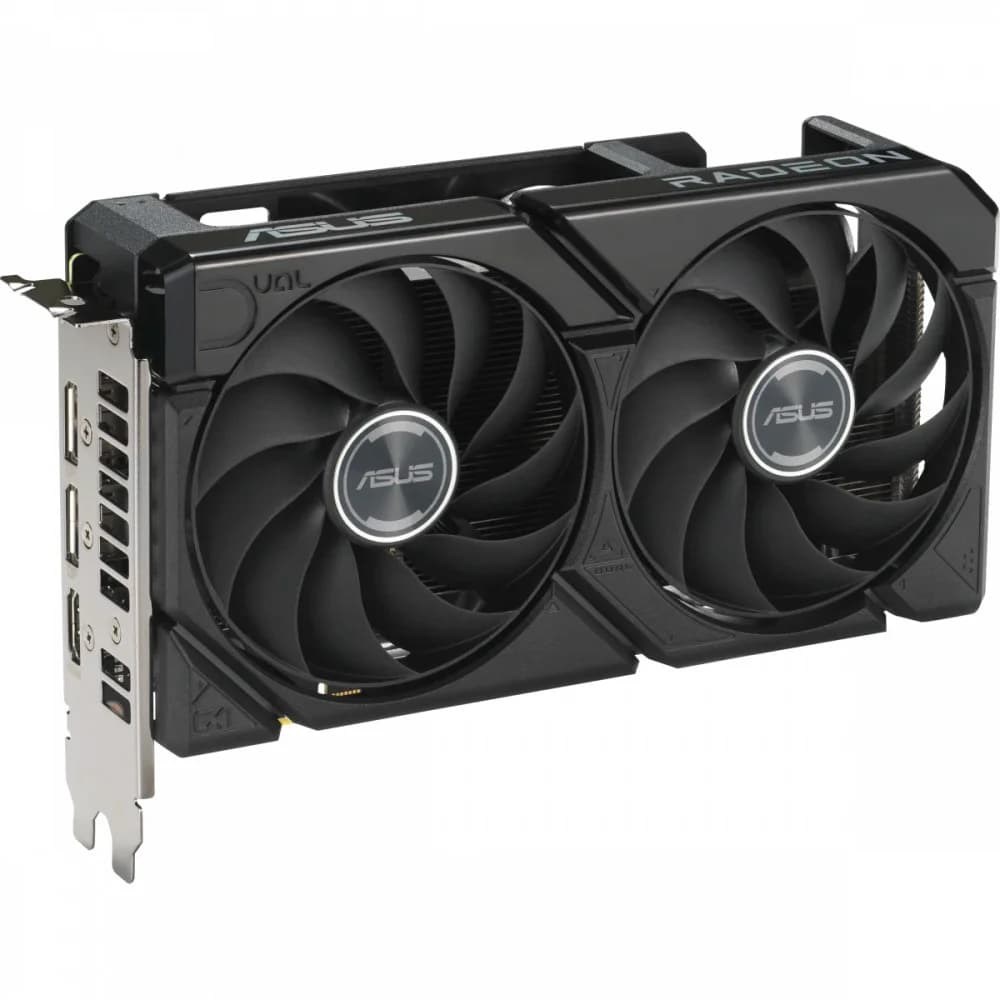 Видеокарта ASUS DUAL-RX9060XT-8G, 8Gb GDDR6, 128bit, HDMI, DP, BOX