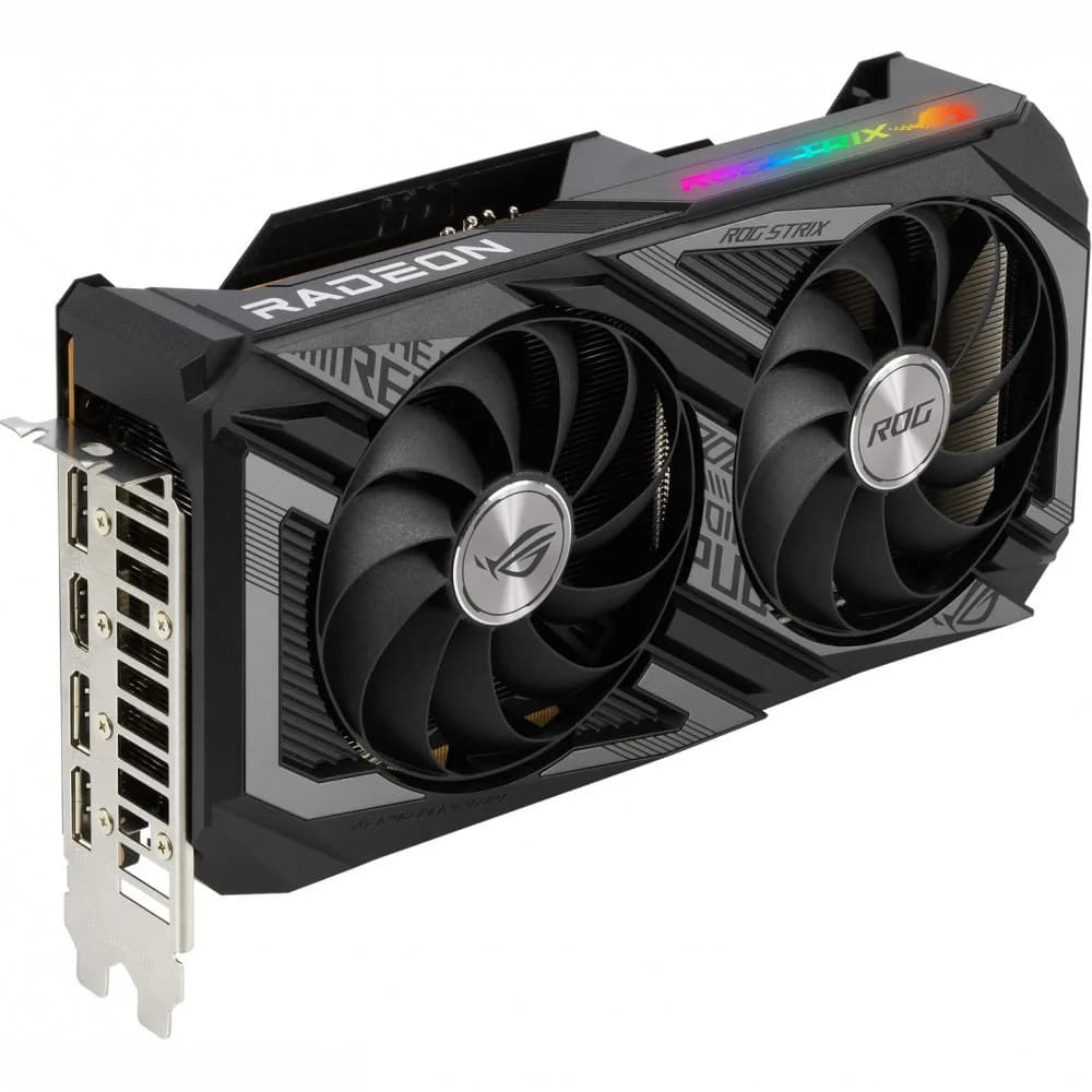 Видеокарта Asus PCI-E 4.0 ROG-STRIX-RX6600XT-O8G-GAMING AMD Radeon RX 6600XT 8192Mb 128 GDDR6 2428/16000 HDMIx1 DPx3 HDCP Ret
