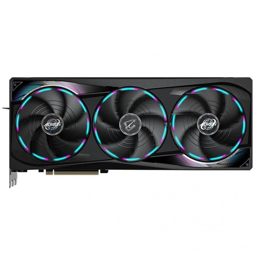 Видеокарта, Gigabyte, RTX5090 AORUS MASTER 32G (GV-N5090AORUS M-32GD) 4719331355807, GDDR7, 512bit, 1-HDMI, 3-DP, Windforce 3X Fan, 360*150*75 мм, Цветная коробка