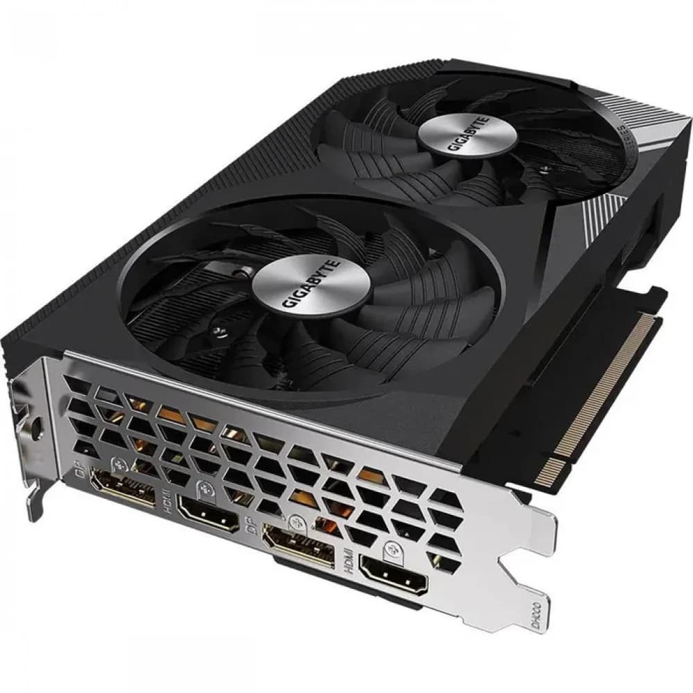Видеокарта Gigabyte PCI-E 4.0 GV-N3060WF2OC-12GD 2.0 NVIDIA GeForce RTX 3060 12288Mb 192 GDDR6 1792/15000 HDMIx2 DPx2 HDCP Ret