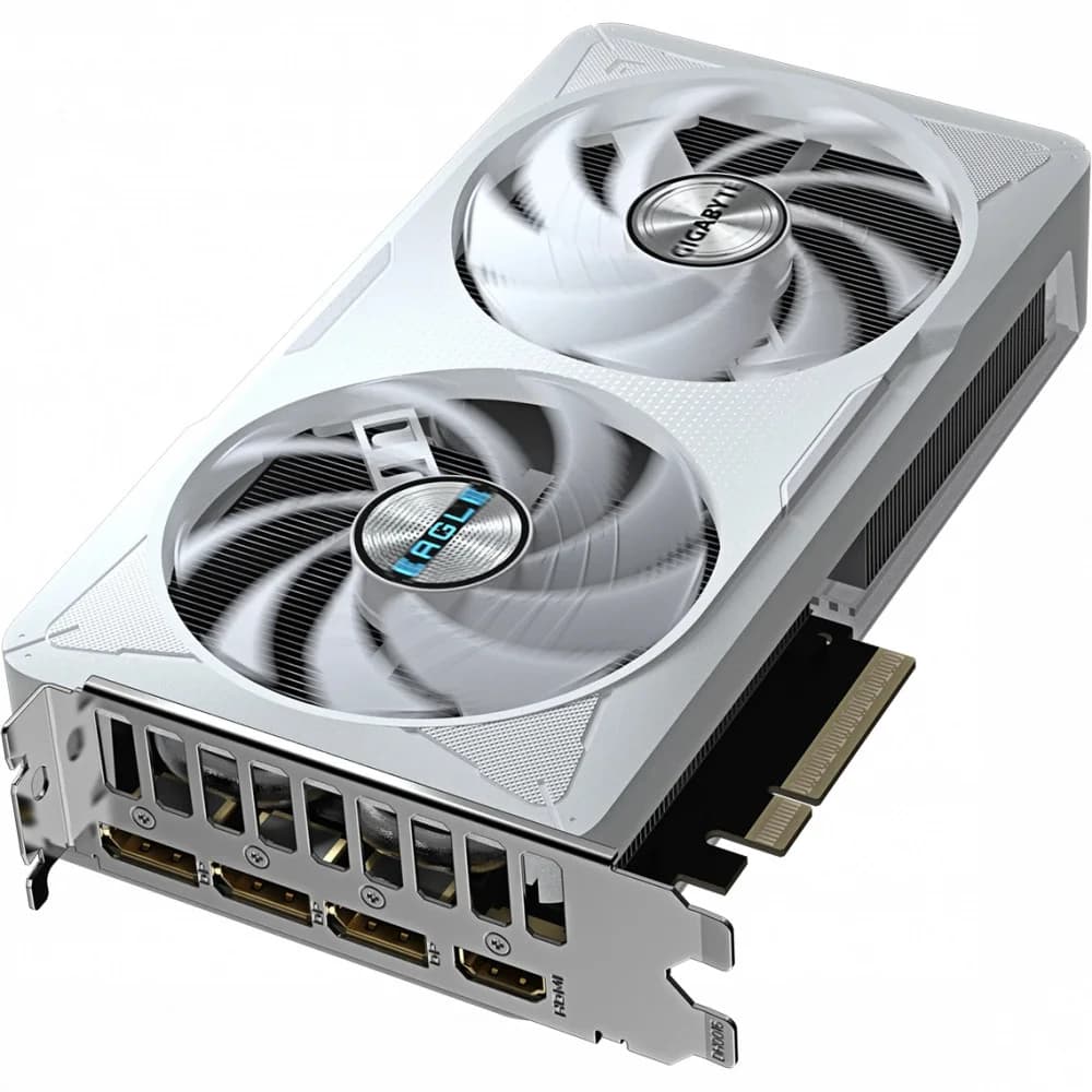 Видеокарта, Gigabyte, RTX5060 EAGLE OC ICE 8G (GV-N5060EAGLEOC ICE-8GD) 4719331356446, GDDR7, 128bit, 1-HDMI, 3-DP, Windforce 2X Fan, 208*120*40 мм, Цветная коробка