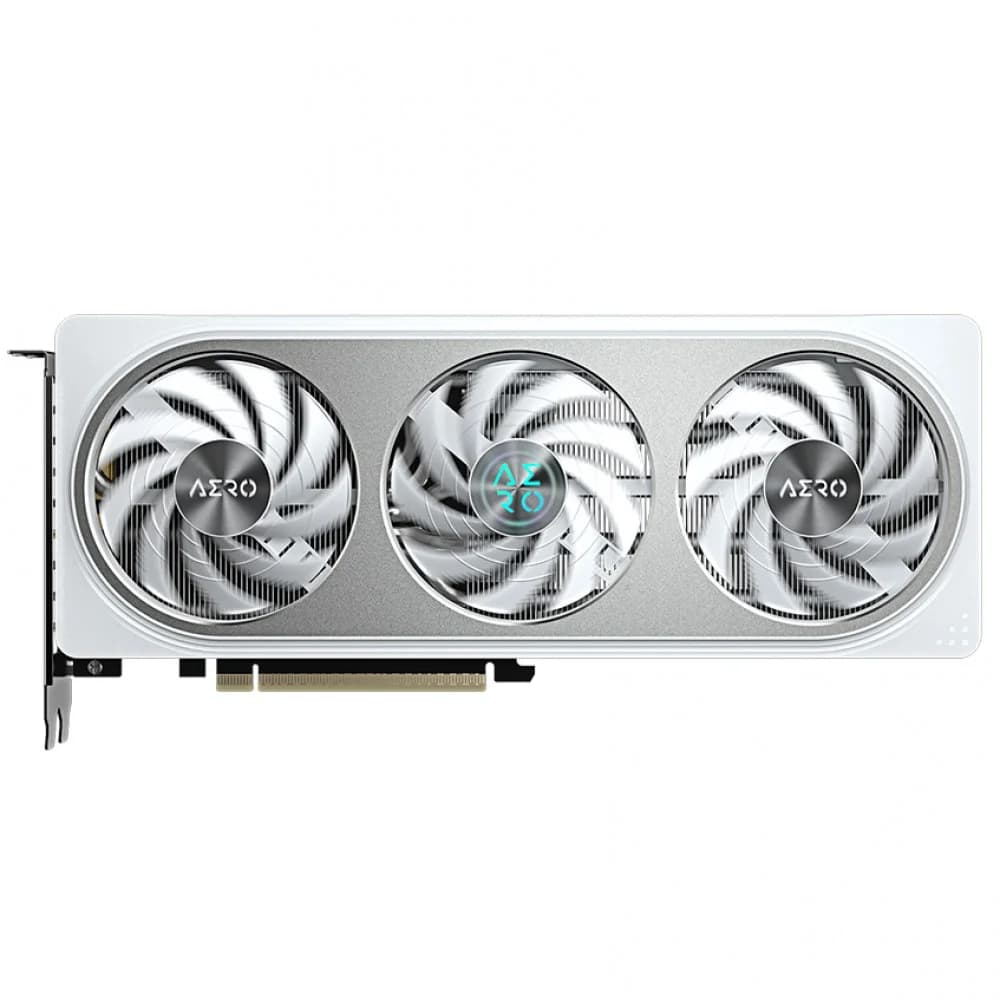 Видеокарта, Gigabyte, RTX5060Ti AERO OC 8G (GV-N506TAERO OC-8GD) 4719331356040, GDDR7, 128bit, 1-HDMI, 3-DP, Windforce 3X Fan, 281*119*40 мм, Цветная коробка
