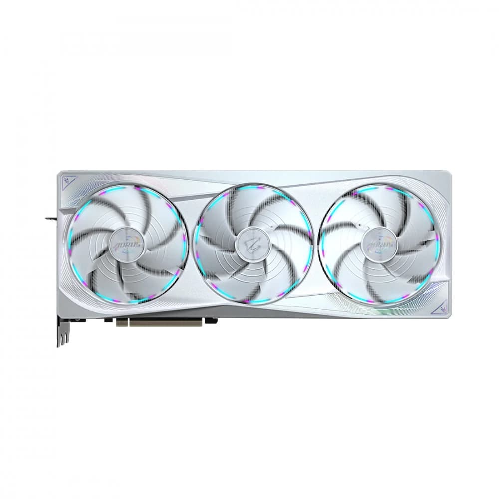 Видеокарта, Gigabyte, RTX5080 AORUS MASTER ICE 16G (GV-N5080AORUSM ICE-16GD) (4719331355692), GDDR7, 256bit, 1-HDMI, 3-DP, Windforce 3X Fan, 360*150*75 мм, Цветная коробка