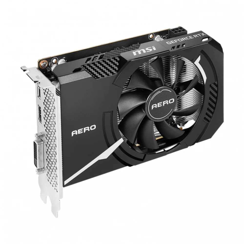 Видеокарта MSI GeForce RTX3050 AERO ITX 8G OC, 8G GDDR6 128bit DVI HDMI DP RTX 3050 AERO ITX 8G OCV1