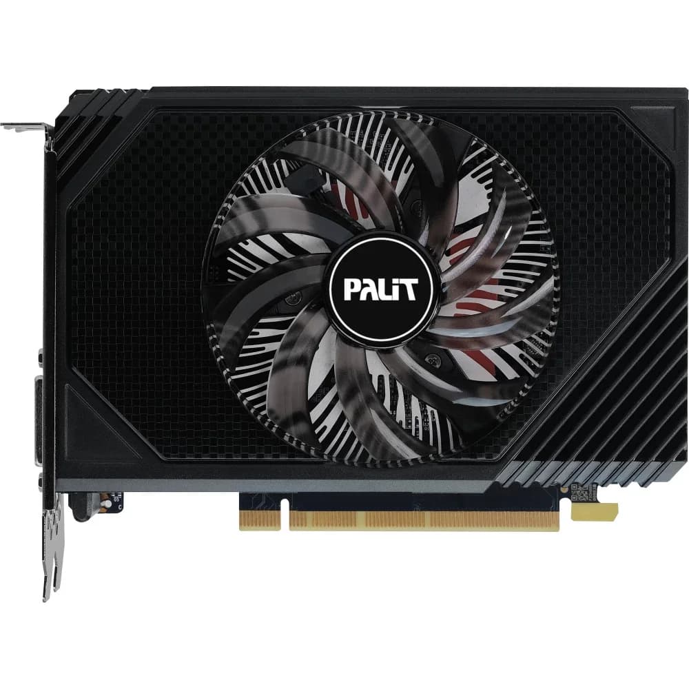 Видеокарта, PALIT, RTX3050 STORMX V1 6G (4710562244625), (NE63050018JE-1072F), GDDR6, 96bit, DP, DVI, HDMI, 162*117*40 мм, Цветная коробка