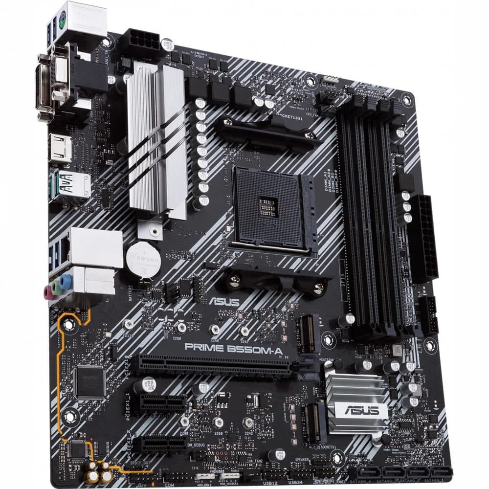 PRIME B550M-A AM4 microATX 4xDDR4 PCIEx16 2xPCIEx1 2xM.2 VGA DVI HDMI GLAN RTL {10}