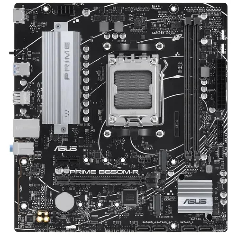 Материнская плата ASUS PRIME B650M-R AM5 2xDDR5 4xSATA3 RAID 2xM.2 HDMI mATX