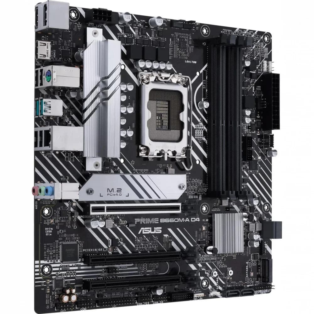 MB Socket1700, MATX, iB660 (DP+2HDMI), ASUS PRIME B660M-A D4-CSM, 4DDR4, 3PCIx16