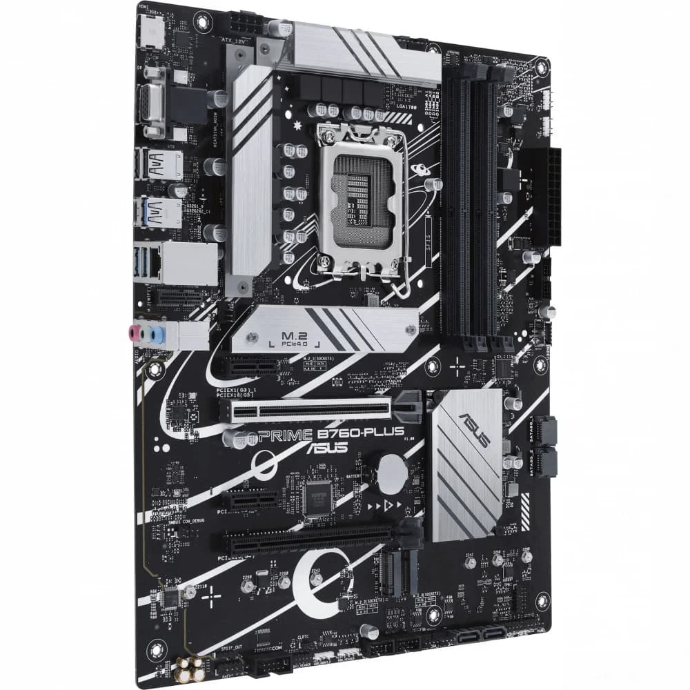 ASUS PRIME B760-PLUS, LGA1700, B760, 4*DDR5, HDMI+DP+VGA, 4xSATA3 + RAID, M2, Audio, Gb LAN, USB 3.2, USB 2.0, ATX 90MB1EF0-M0EAY0