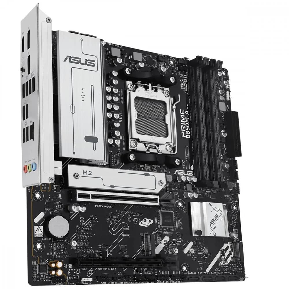 Материнская плата ASUS PRIME B850M-A-CSM AM5 mATX 4xDDR5 2xPCIEx16 3xM.2 2xDP HDMI 2.5GLAN