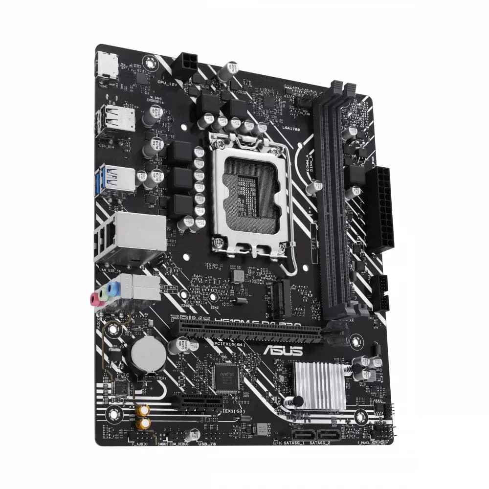 Сист.плата ASUS PRIME H610M-F D4 R2.0, H610, 1700, 2xDDR4, PCI-E x16, M2, SATA, HDMI, BOX