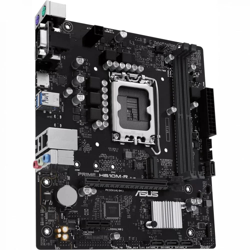 MB Socket1700, MATX, iH610 (VGA+DVI+HDMI), ASUS PRIME H610M-R-SI, 2DDR5, PCIx16, PCIx1