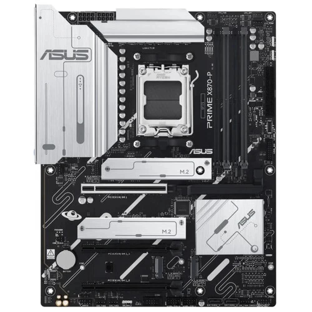 Сист.плата ASUS PRIME X870-P, X870, AM5, 4xDIMM DDR5, 3xPCI-E x16, 4xM.2, SATA, HDMI, 2xUSB 4.0, BOX