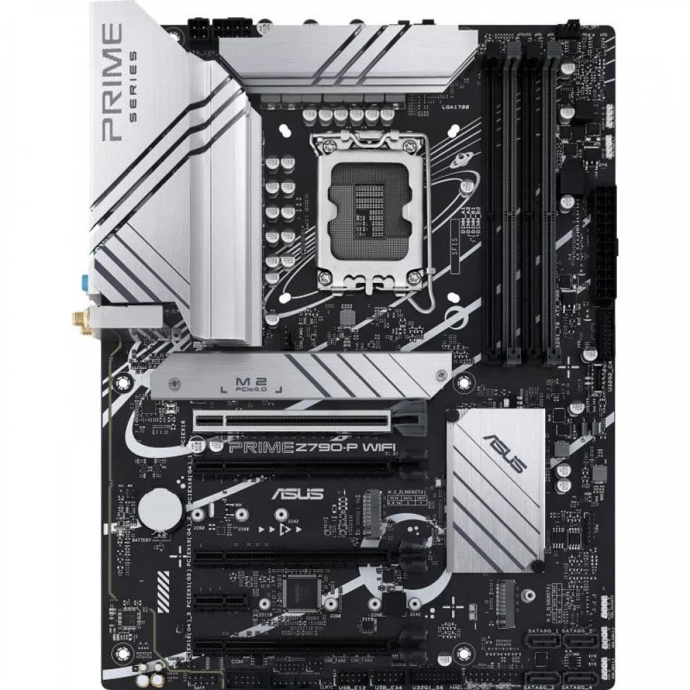 ASUS PRIME Z790-P WIFI, LGA1700, Z790, 4*DDR5, DP+HDMI, SATA3 + RAID, Audio, Gb LAN, USB 3.2, USB 2.0, COM*1 header (w/o cable), ATX 90MB1CJ0-M0EAY0
