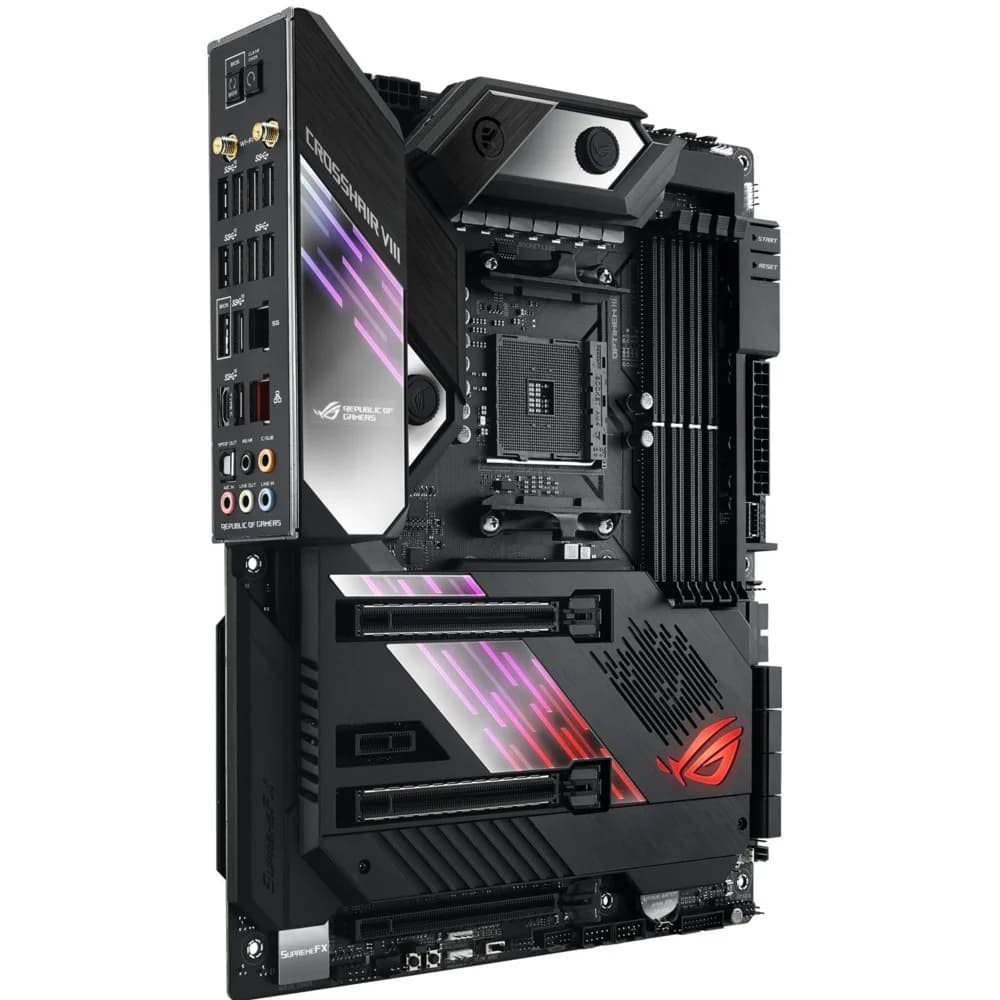 ASUS ROG CROSSHAIR VIII FORMULA, Socket AM4, X570, 4*DDR4, SLI+CrossFireX, SATA3 + RAID, Audio, Gb LAN, USB 3.2*21, USB 2.0*4, ATX 90MB10Z0-M0EAY0