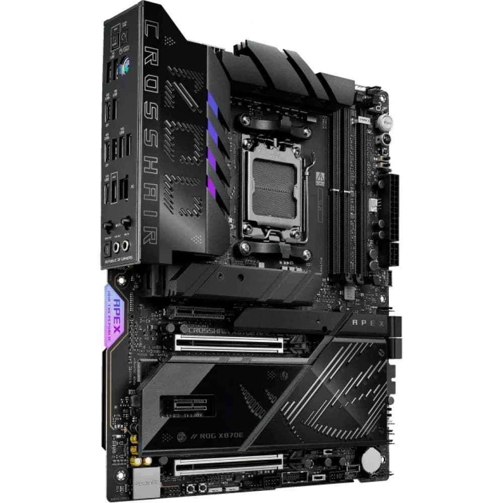 Материнская плата ASUS ROG CROSSHAIR X870E APEX AM5 ATX 2xDDR5 2xPCIEx16 PCIEx4 PCIEx1 5xM.2 3xUSB-C 5GLAN Wi-Fi 7