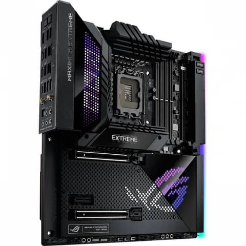 ASUS ROG MAXIMUS Z690 EXTREME GLACIAL, LGA1700, Z690, 4*DDR5 , SLI+CrossFireX, SATA3 + RAID, Audio, LAN*2 (2,5 + 10 GB), USB 3.2*16, USB 2.0*6, ATX 90MB1A60-M0EAY0, 3 year