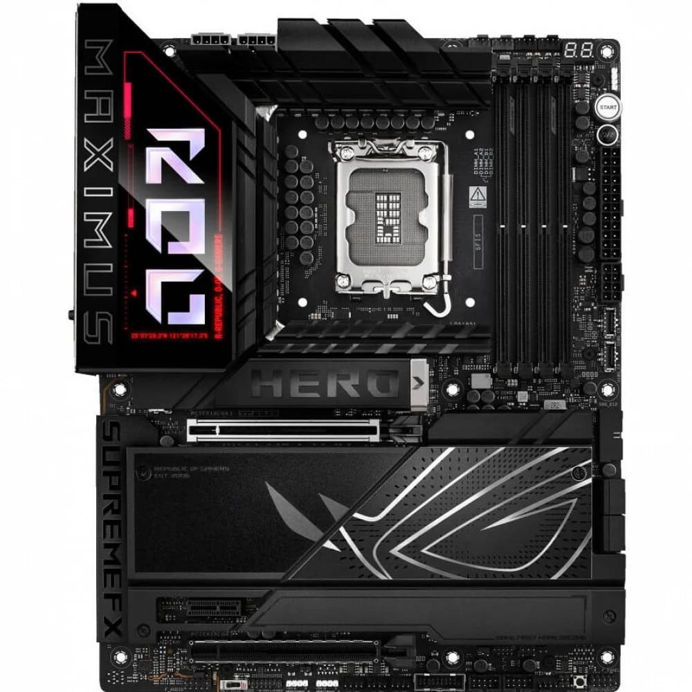 Матплата Asus ROG Maximus Z890 Hero, iZ890, S1851, ATX, 4DDR-5, 2PCI-Ex16/1x1,4SATA,6xM.2,HDMI,8USB