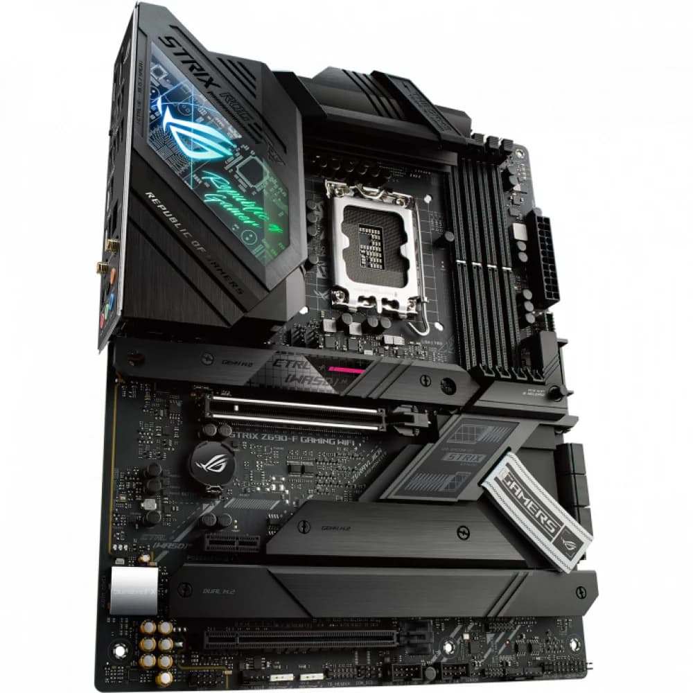 ROG STRIX Z690-F GAMING WIFI LGA1700 ATX 4xDDR5 2xPCIEx16 1xPCIEx1 4xM.2 HDMI DP 2.5GLAN WIFI (441762)