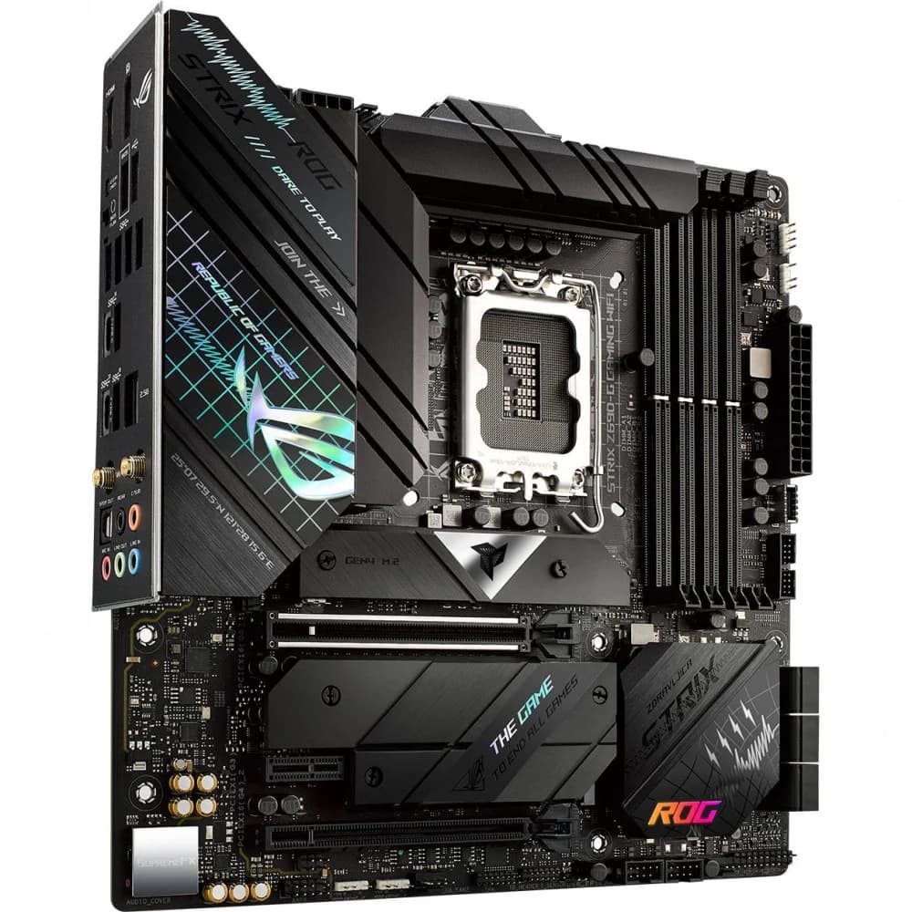 MB Socket1700, MATX, iZ690 (DP+HDMI,2.5GNIC), ASUS ROG STRIX Z690-G GAMING WIFI, 4DDR5, 2PCIx16