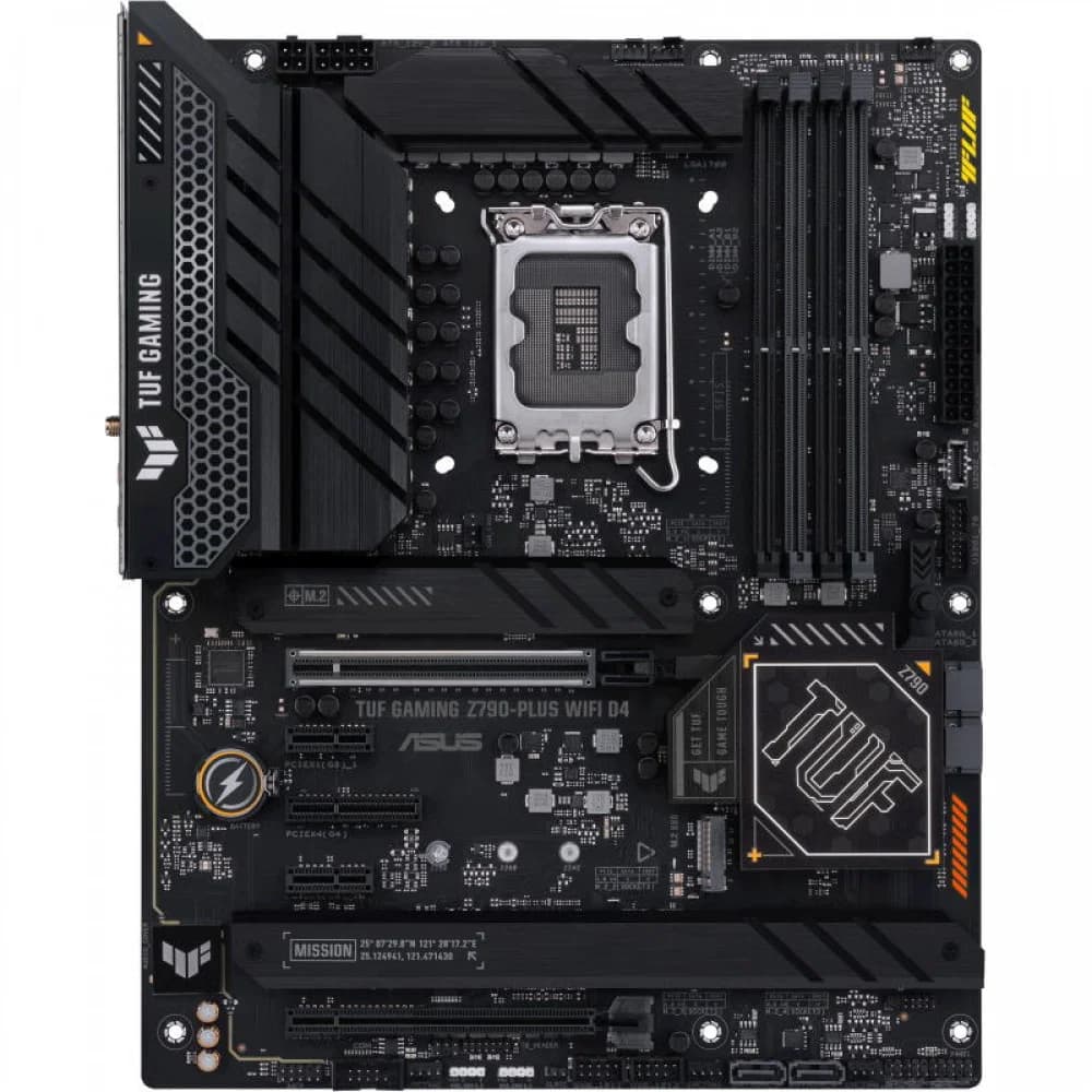 Матплата ASUS TUF G Z790 Plus WiFi D4, iZ790,S1700,ATX,4DDR-4,2PCI-Ex16/1x4/2x1,4SATA,4xM.2,HDMI,DP