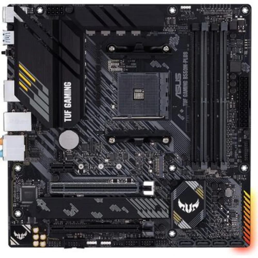 ASUS TUF GAMING B550M-PLUS, Socket AM4, B550, 4*DDR4, HDMI+DP, CrossFireX, SATA3 + RAID, Audio, 2,5Gb LAN, USB 3.2*8, USB 2.0*6, COM*1 header (w/o cable) mATX 90MB14A0-M0EAY0