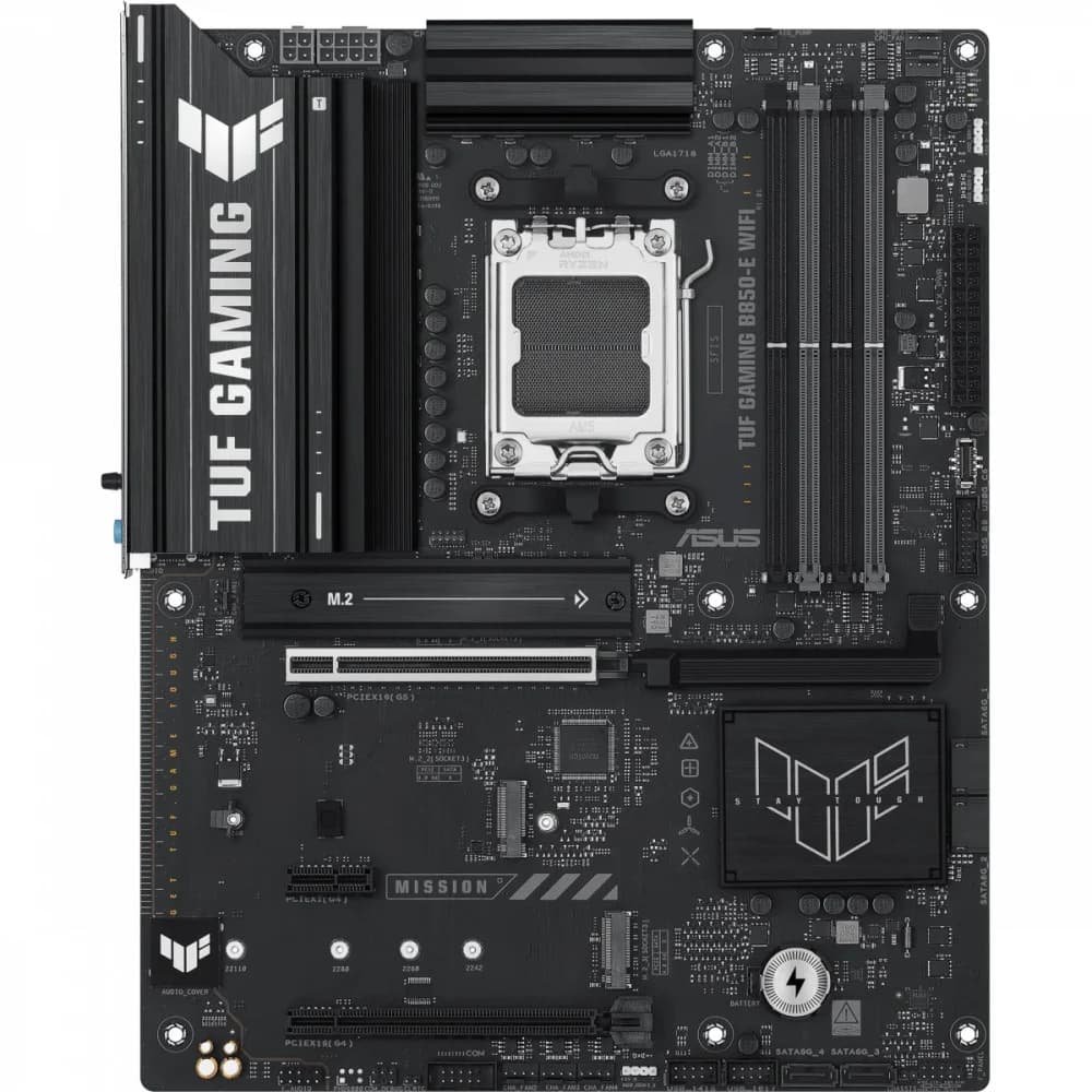 Материнская плата ASUS TUF GAMING B850-E WIFI AM5 4xDDR5 4xSATA3 RAID 3xM.2 DP HDMI USB-C ATX